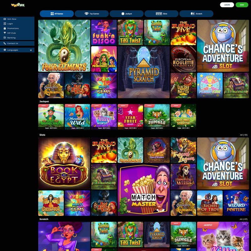 Recensione del casinò Winspark: il nostro verdetto