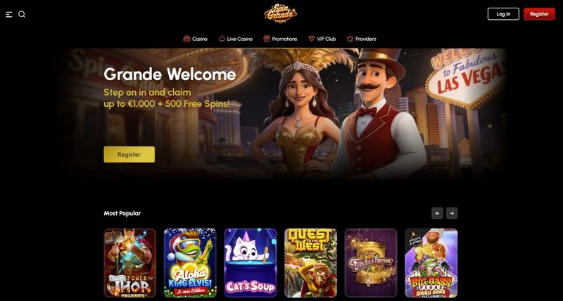 Reseña del Casino Online SpinGrande 2026