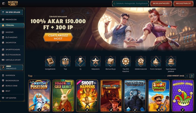 Explore monsterwin online casino
